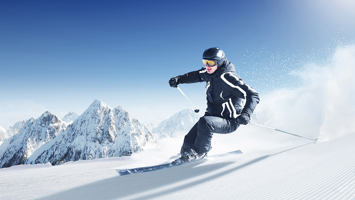 mujer-esquiando-lesiones-esqui