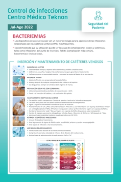 Poster BACTERIEMIAS Teknon jul-ago