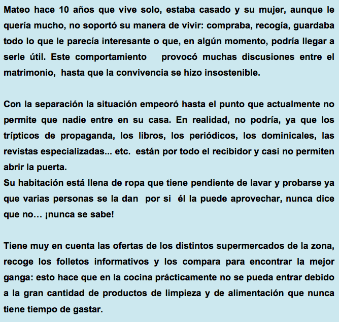 Trastorno de Acumulación