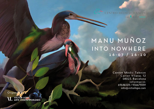Centro Médico Teknon acoge la exposición del pintor Manu Muñoz -Into nowhere-