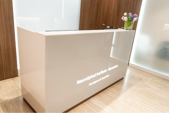 Consulta NeuroSpinal Institute Barcelona en Centro Médico Teknon