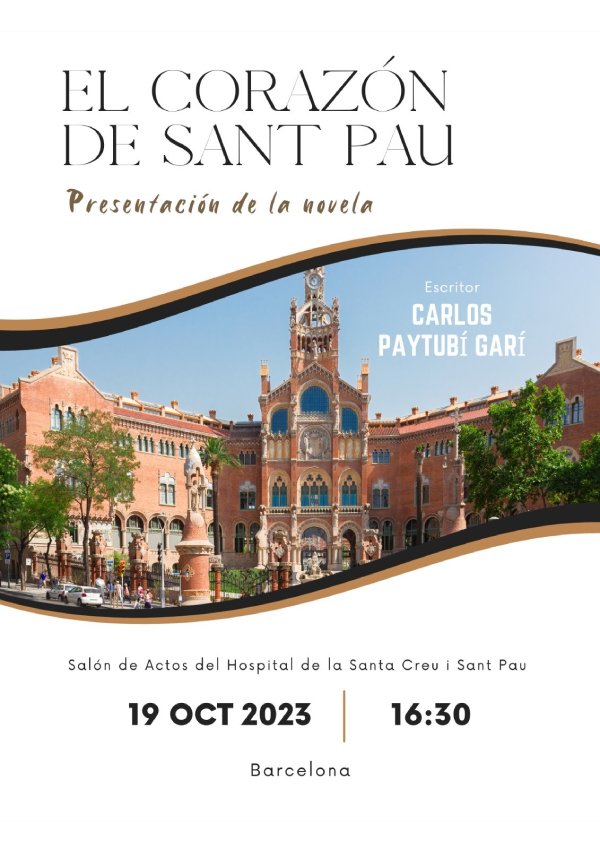 presentacion novela corazon Sant Pau Carlos Paytubi