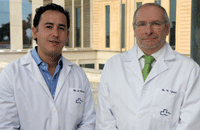 Dr. Alonso Medina y Dr. Rafael Yañez (Q.E.P.D.)
