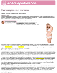 Hemorragias en el embarazo